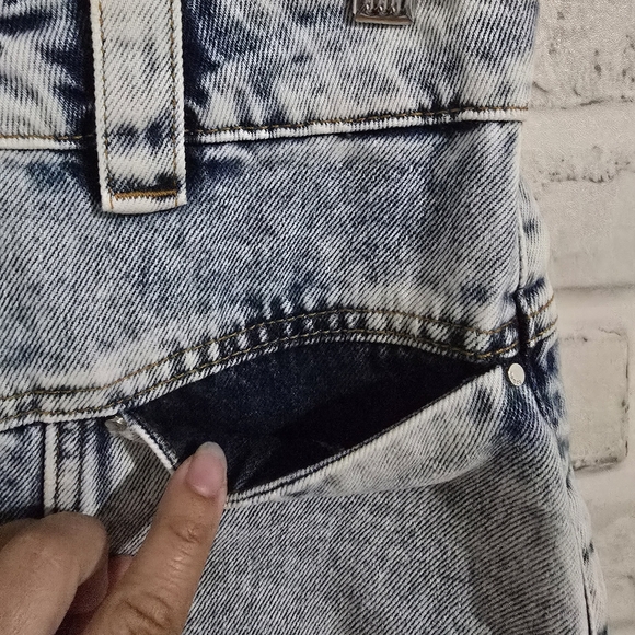 EUC Ba&Sh David Denim Shorts Acid‎ Wash Size XS - Picture 7 of 11